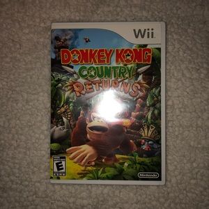 donkey kong country returns wii
